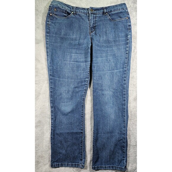 Relativity Womens Jeans Bootcut Sz 16 - Picture 1 of 8